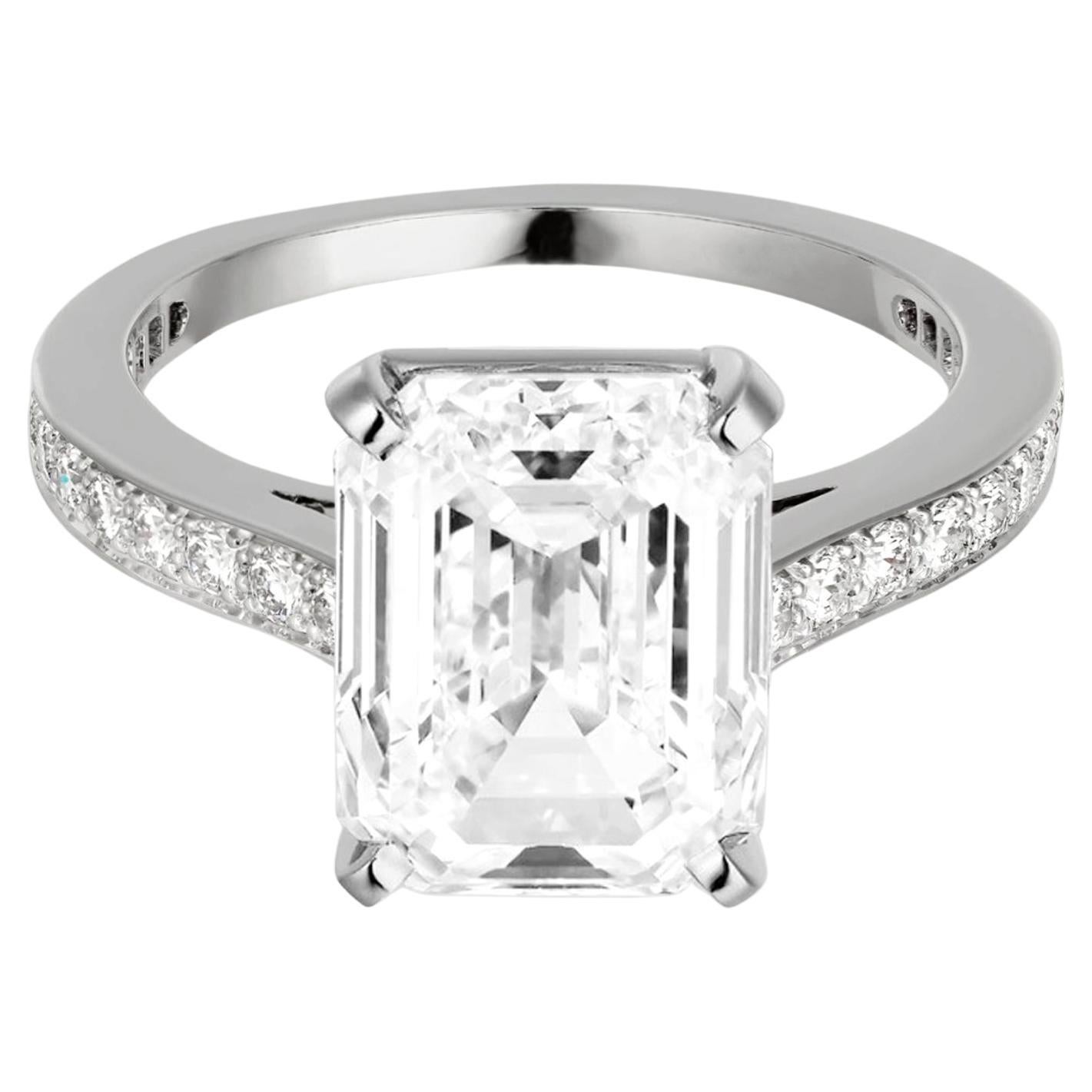 1.10CTW Cartier GIA Diamond Bead Set Engagement Ring - Hawaii Estate &  Jewelry Buyers